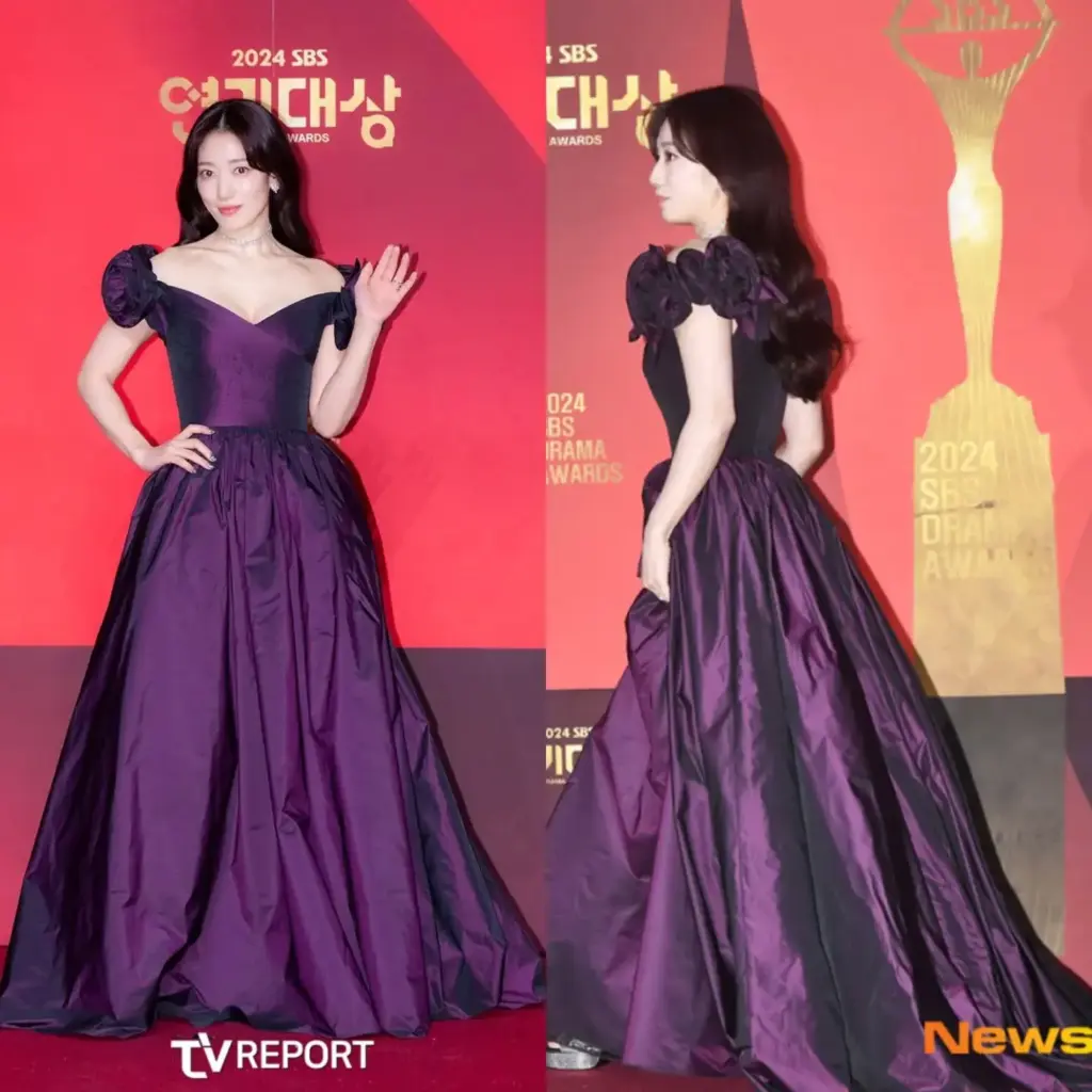 Park Shin Hye in Elie Saab FW24.
