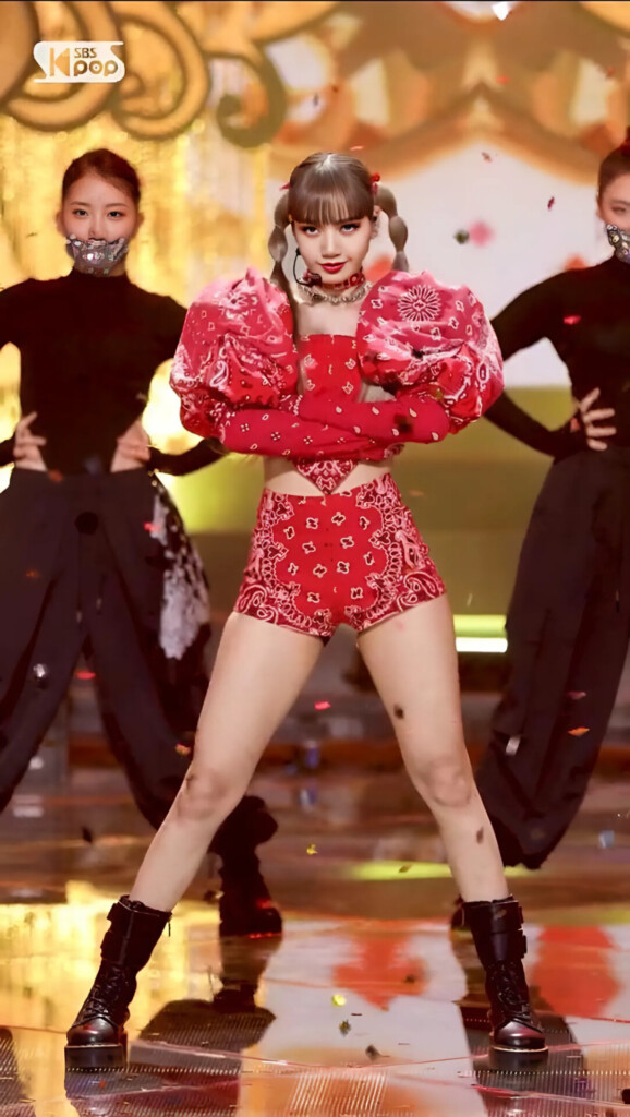Lisa stage outfit details